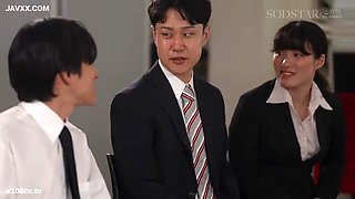 New Graduate Encounters Scary Female Boss at Pin Salon. Asian Erotic Video x2x656982445AD9943352