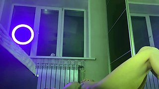 Blonde Tattooed Babe Orgasms Passionately on Webcam