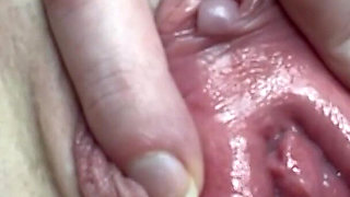 Stretching My Big Labia and Showing Spread of My Pussy