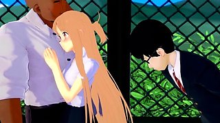 Awesome hentai anal sex with stunning excited nurse