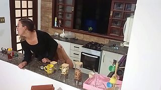 Hotwife Gets Anal Creampie in Bar Pantry