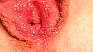 Pussy Spreading and Playing with My Big Labia