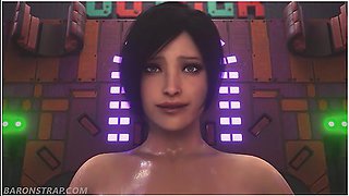 Ada Wong Juicing And Machine Tickling