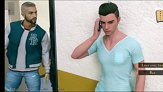 3D visual novel game featuring a steamy erotic story with college themes