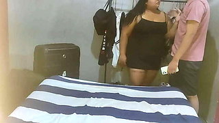 Peeping on My Stepsister Changing, She Chooses Sex Over Telling on Me; Rides Me with Her Big Booty