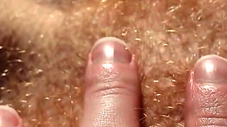 Showing You My Ginger Hairy Pussy Bush POV