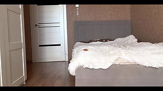 Arab Stepmom Consoled Her Stepson with Sexy Legs in Pantyhose