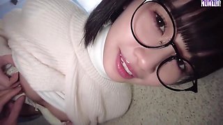 Sweet-glasses Tease On A Lazy Day Savoring Warm Drops In Endless Gulp Bliss - .1