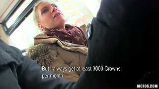 Pickups - Czech Megie Seduces Martin for Some E'asy M'o'ney Befo're a' Deep H'ardcore Pounding