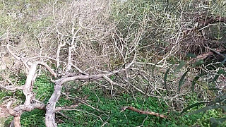 Granny Looks for a Lover Nacked in the Woods