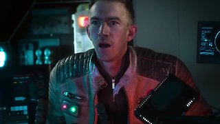 Space slut with a wet vag is going to fuck a lanky dude