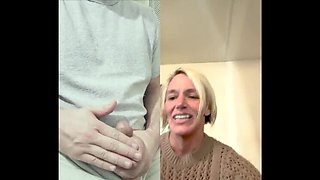 MILF First Time Ballbusting & Humiliation - 42 Year Old Amateur Cougar Sees CBT