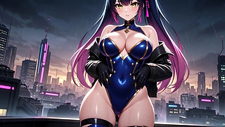 Provocative game in animated scene