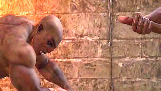 Cruel monsters fuck teen in the dark dungeon