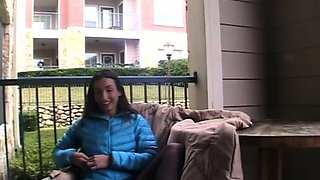 Close up Outdoor bdsm dorm handjob outdoor