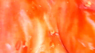 Julie Cunningham Sploshing - Short Slowed Down Clip of My Hug Tits Covered in Beans Being Shaken Side to Side Slowly