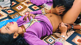 Stepsister and Stepbrother Shared Bed and Hard Rough Fuck, Full Hindi Audio