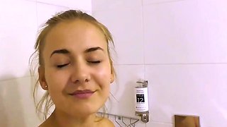 Swabery Baby The Fresh Face Enjoying Anal Cumshot With