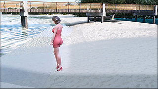 MILF of Sunville 74 Myself and Sarah Almost Got Caught Then We Fucked on the Beach