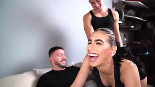 Pregnant Latina MILF Alicia Trece Gets Intense MMF Threesome with Two Muscular Spanish Studs