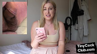 SPH femdom brit insults tiny knob incel