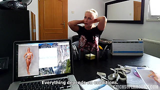 Czech Supermodels 7: Marketa: Perfect Pussy Blonde Spread Wide and Wanting More