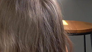 Invited for tea. Blowjob huge сock and sex with a hot blonde