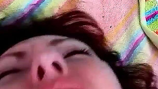 Skinny teen Gabriela fucked by step dad with big cock