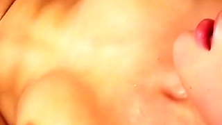 Blonde skinny teen can be licked by two guys and then finger fucked nice anal