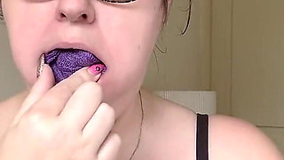 Lacey - Self Gag Fun and Orgasms After Gym Part 1