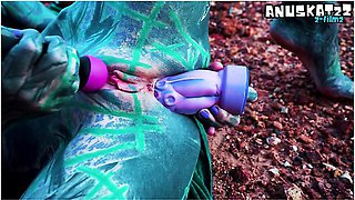 Outdoor Anal Dildo Masturbation Until I Pee