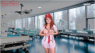 Nurse Does Kinky Things In Front Of Her Patient - Joi Solo Girl