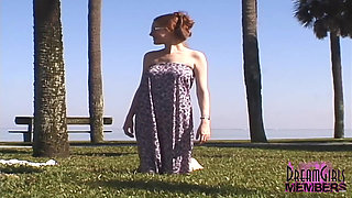 Two Friends Get Naked in a Park