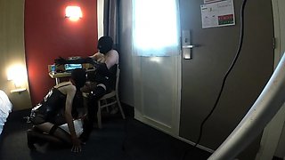 Docile Submissive Games with a TV CD