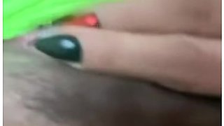 Latina Masturbating With A Thick Conchota