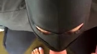 Alaska Hotmess Masked Slut Training With Facial POV