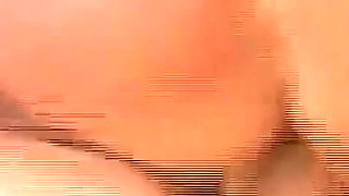 Retro Beauty Sucks on Thick Trunk