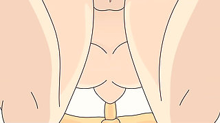 American girl fucking animation