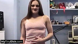 Her enthusiasm is infectious as she lies on the bed