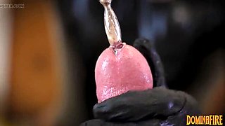 Latex Mistress Dominafire Extreme CBT & Sounding Slave Milked in 4K
