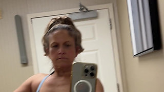 Hotel Bathroom Mirror Flashing - Booty Pump