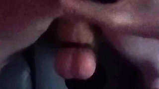 Opening his tight ass with my dildos