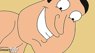 American Stepdad Francine Fucked by Glenn Family Guy