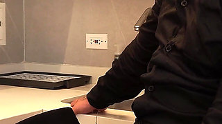 First Day of Work as an Employee and We Ended up Fucking in the Kitchen with My Agricultural Boss